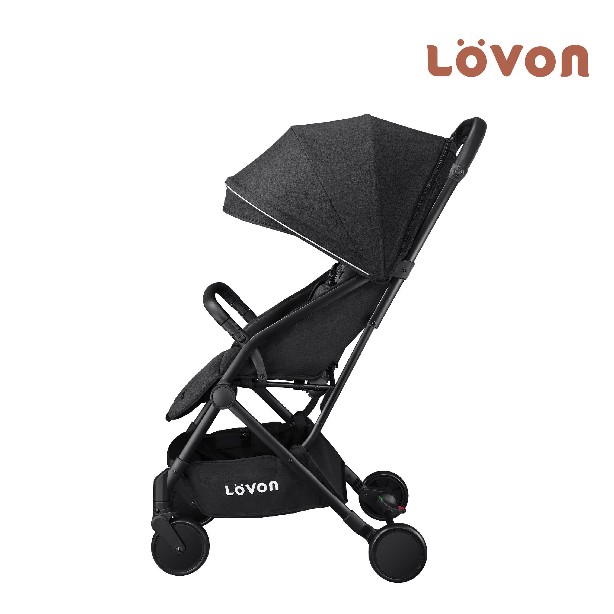 (預購)【LOVON】GENIE V輕量嬰兒手推車-奶茶棕(預計12月下旬到貨)